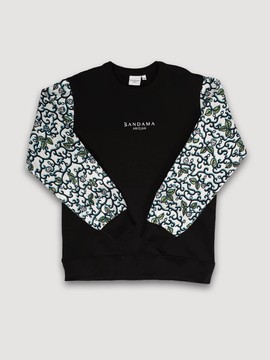 Sweatshirt wax noir Anyama
