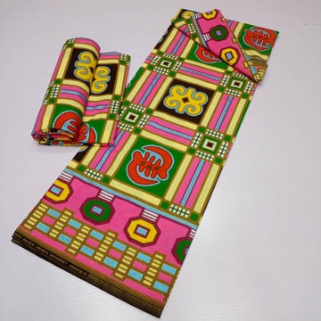 Kente Wax Fabric 6 yards/African Fashion/ African fabric/ African dress