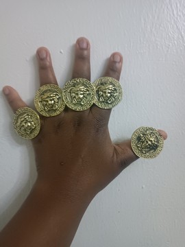 Brass rings, African brass rings, boho rings, statement rings,