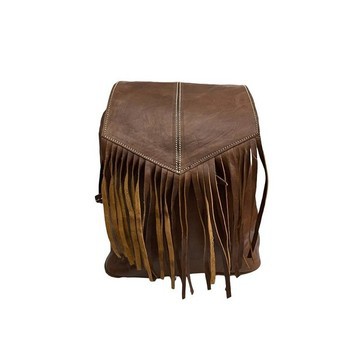 100% handmade high quality genuine leather backpack.