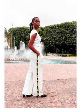 Pants "Palazzo" wedding flower Waxkundadesign