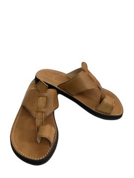 Men's sandal in genuine leather