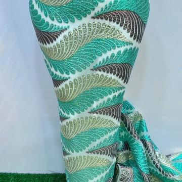 Brocade, Damask, lace   (5 yards )