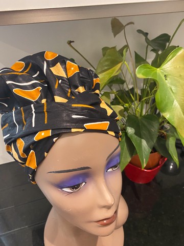 Afro turban beanie