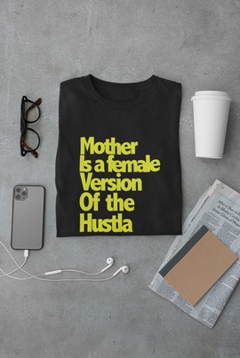 MOTHER HUSTLA / YELLOW T-SHIRT