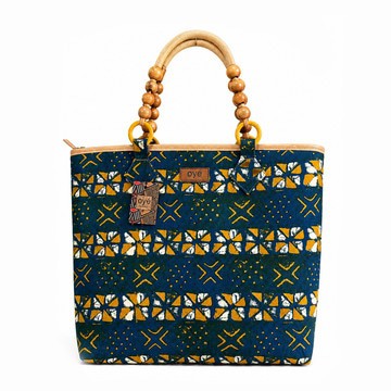 Sac cabas Awuraba en imprimé africain