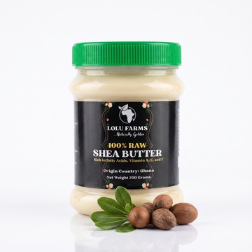 100% Premium Unrefined Shea Butter (Net Weight 250 Grams)