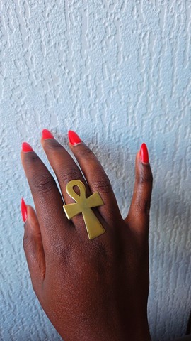 Bague Croix Ankh