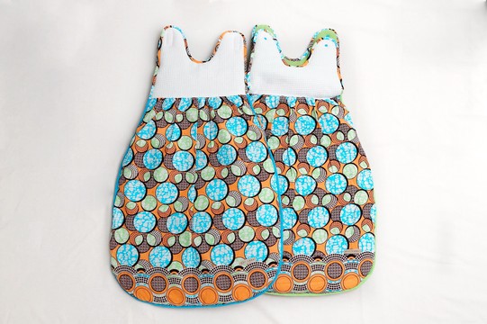 Gigoteuse Wax Pastel Fait main. 0 à 12 mois