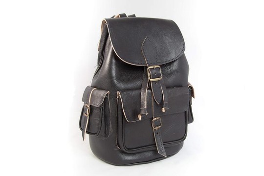 Very good quality handmade original real leather backpack