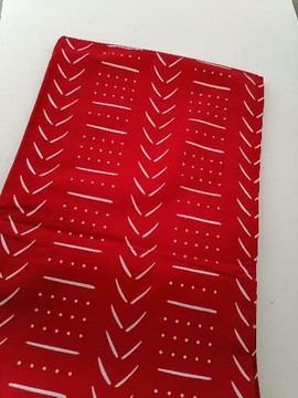 Tissus Bogolan Wax 100 % coton 1 yard "bogo love"