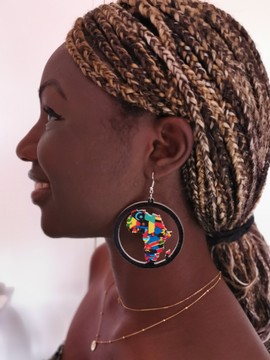 Wooden earrings