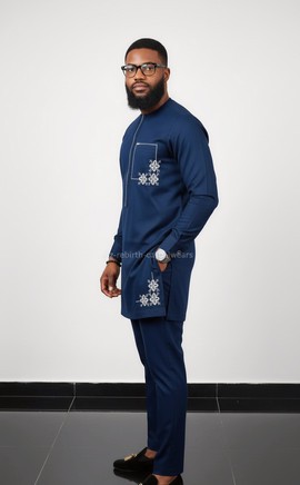 Embroidered men's kaftan
