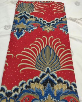 Hand-drawn Batik/ Hand-dyed/ Natural Dye/ Cotton Sarong/ Home Decor Fabric/ Dress Fabric