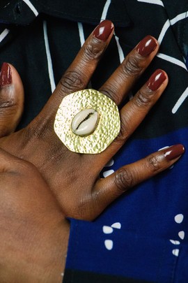 Bague bronze « Queen Cauri »