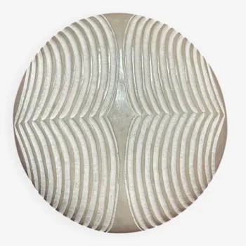 Hand-Carved African Wooden Wall Shield – 40cm- Contemporary Tribal Wall Decor