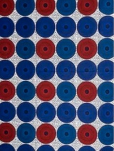 African wax fabric Ankara fabric printed wax ball pattern