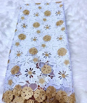 Original Multicolored Lace fabric 5 yards