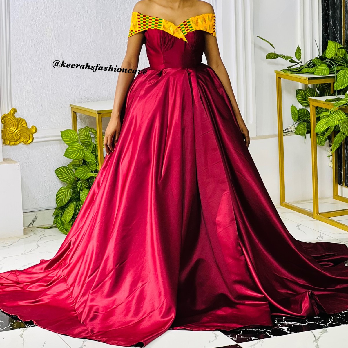 kente cloth prom dress 27 Prom ideas