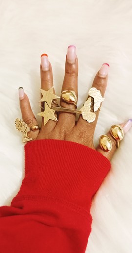 African rings, Brass rings,5 rings, wholesale rings, handmade jewellery.