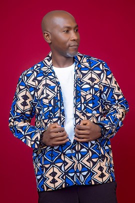 Belle veste en tissu imprimé africain(wax)