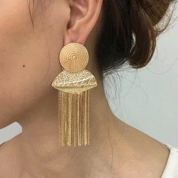 Earrings "Aminata" / African gold earing
