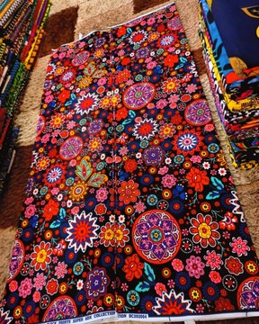 Rolayo colorful Ankara fabric 6yards 💯 cotton