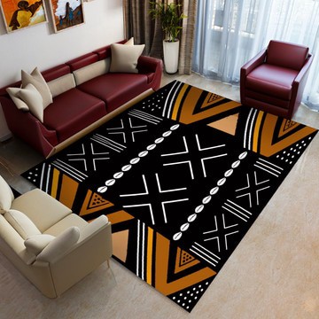 African Tribal Print Carpet Rug (LARGER SIZES AVAILABLE)