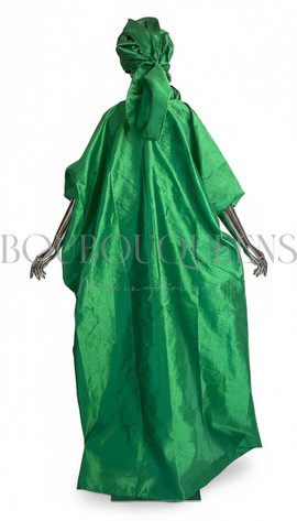 Emerald Green Sira Boubou African Dress — One Size with Scarf