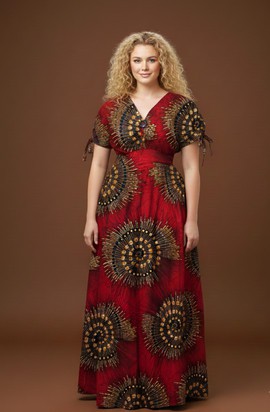 Robe maxi imprimée Ankara – Robe africaine faite main pour femme