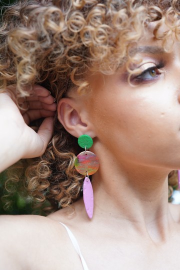 FANCY19-31: PENDANT PINK PENDANT NAILS