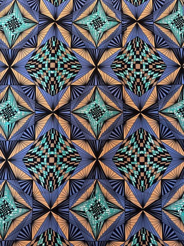 Tissu wax africain 💯 coton légo