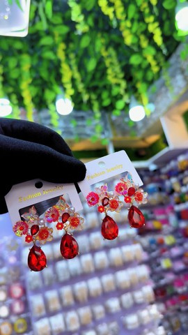 Boucles d’oreilles en cristal / boucles d’oreilles pendantes originales / boucles d’oreilles florales