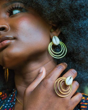 Bague 💍 en bronze «Isis»
