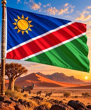 Drapeau Namibie
