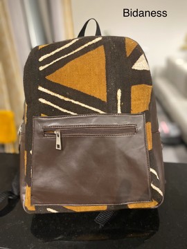 Bogolan and baked backpack