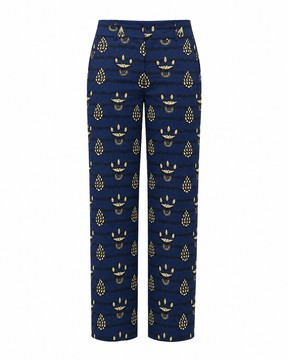 Pantalon droit Ugo en imprimé africain