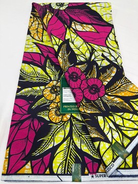 Original VLISCO Super Wax fabric/ Dutch Wax/ Hollandais Wax