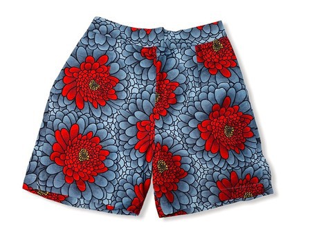 Short imprimé africain (Lilly)