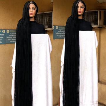 80 inches 8x8 closure box braids