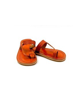 BIG SALE! Genuine Leather Sandals Simply and Pratical Handmade By Cuiroma Craftsmen in Morocco