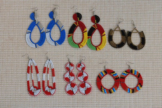 Wholesale earrings, Maasai earrings, African Beaded earrings, Tribal earrings, Boho earrings