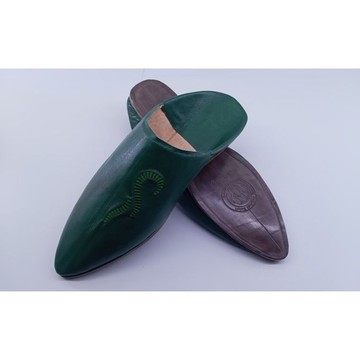 Babouche en cuir original fait main