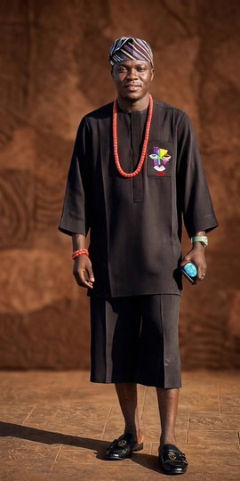 Urban Royalty Modern Black Yoruba Agbada