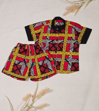 Ensemble Femi en wax Africain