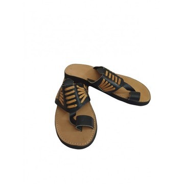 Men's sandal in genuine leather