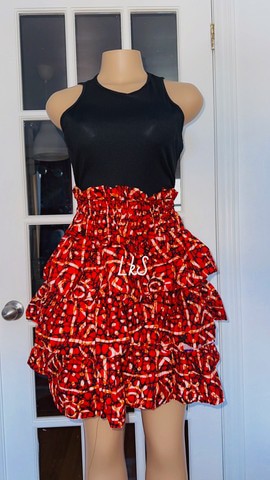 ROSSA mini skirt 100% cotton adjre