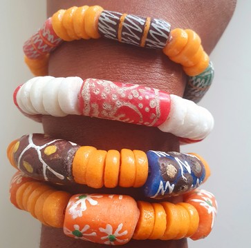Krobo Ghana Beaded Bracelet