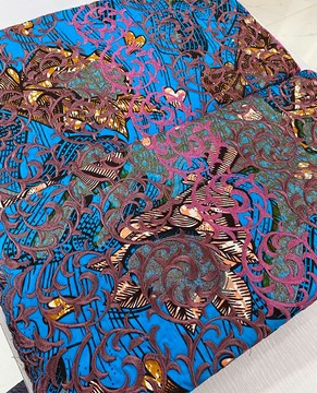 Embroidery Grand Glitter Super wax Vlisco/ Ankara Print