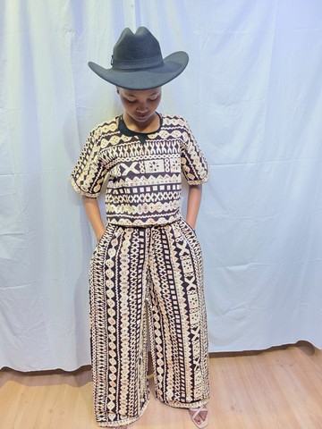 2 pièces PANTALON PALAZZO ANKARA